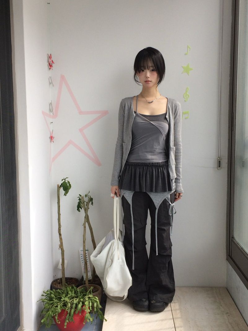 Pocket Bootcut Pants