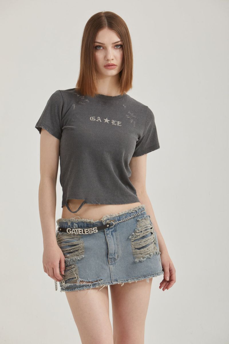 WASHING CRACK T-SHIRT