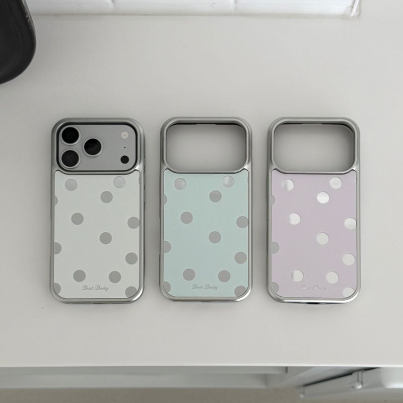 dust dusty（ダストダスティ）の「ドットミラー バンパーケース [3 color]（スマホグッズ/小物）」