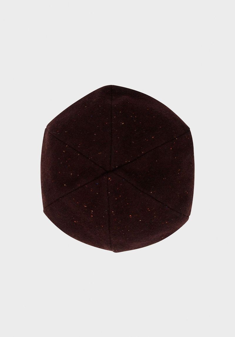 DELMA BERET (BURGUNDY BROWN)