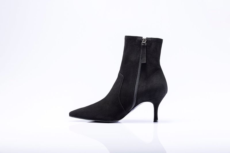 Socks Boots_Black Suede