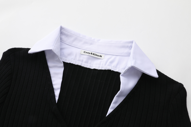 Elliot Shirt Layered Cardigan