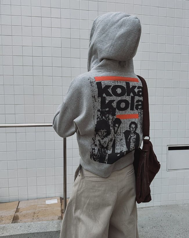 Collings Printed Crop Hoodie