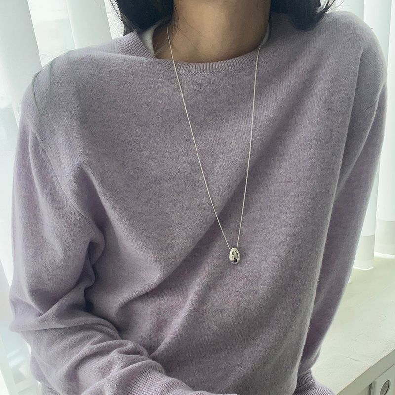 MOSXE（モスクス）の「[92.5 silver] ウォータードロップロングネックレス（アクセサリー）」