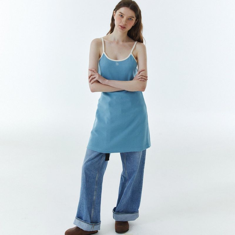 RVS Sleeveless One-piece Blue
