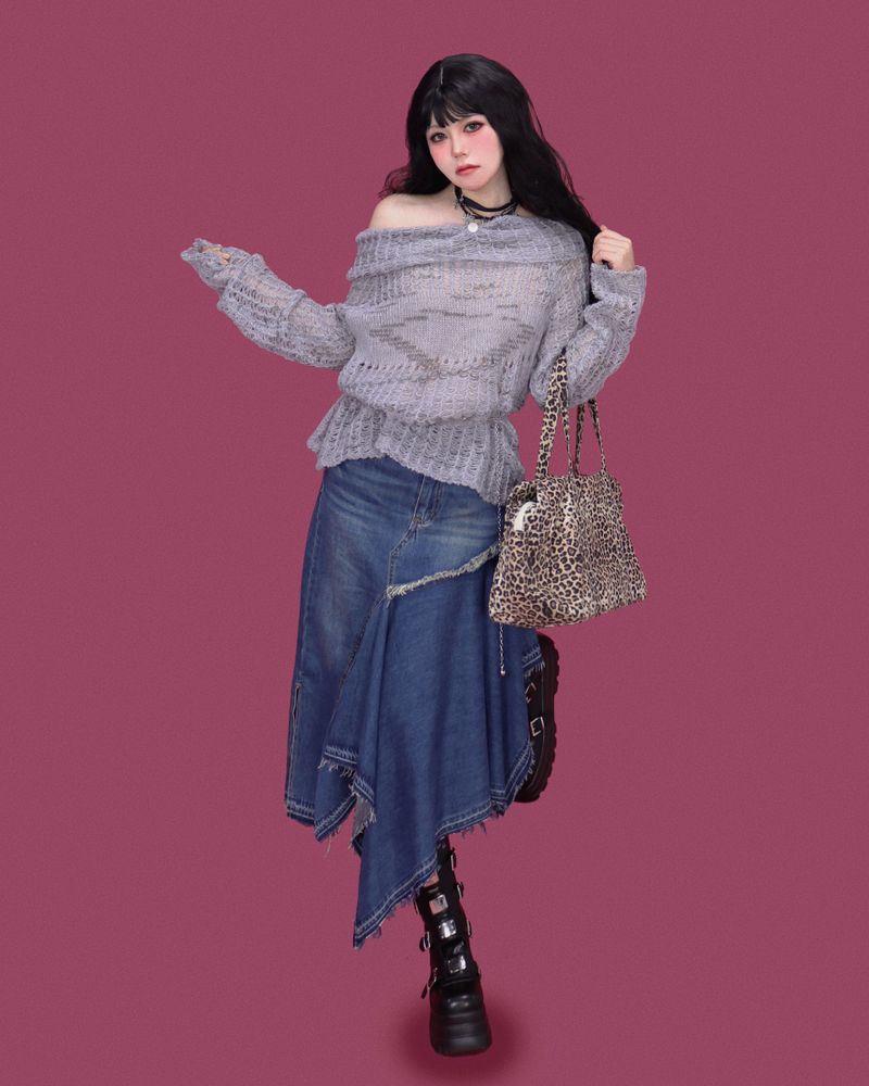 leopard cotton big bag