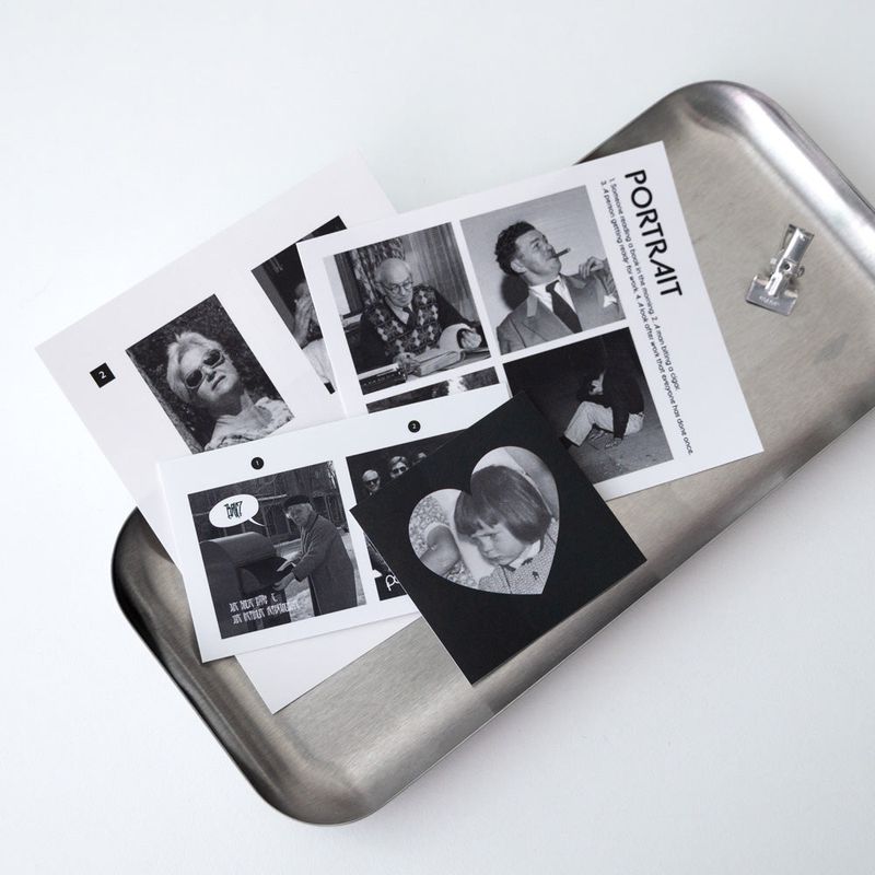 Portrait sticker package