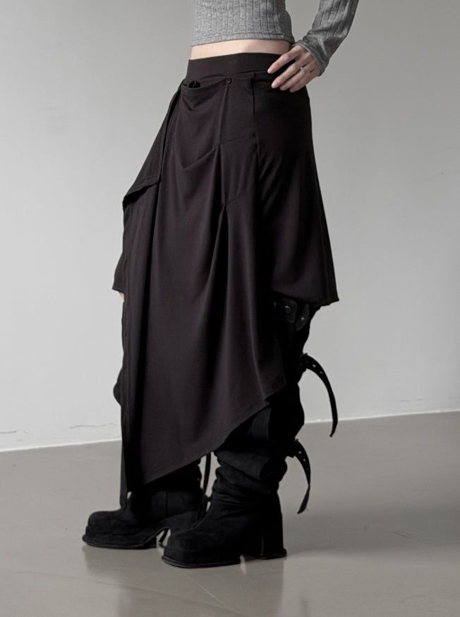 Pinched Drape Skirt