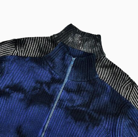 Cosy Spray Two-Way Knit Zip-Up