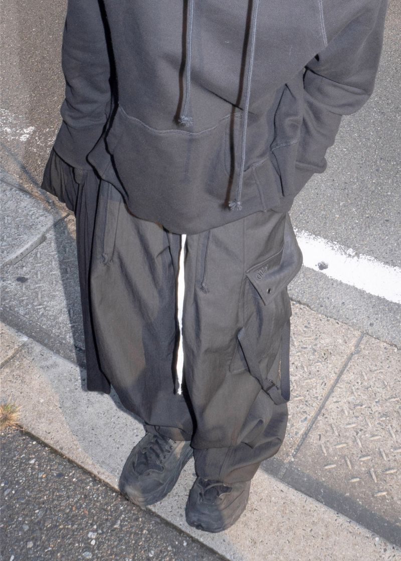 ストラップワイドカーゴパンツ