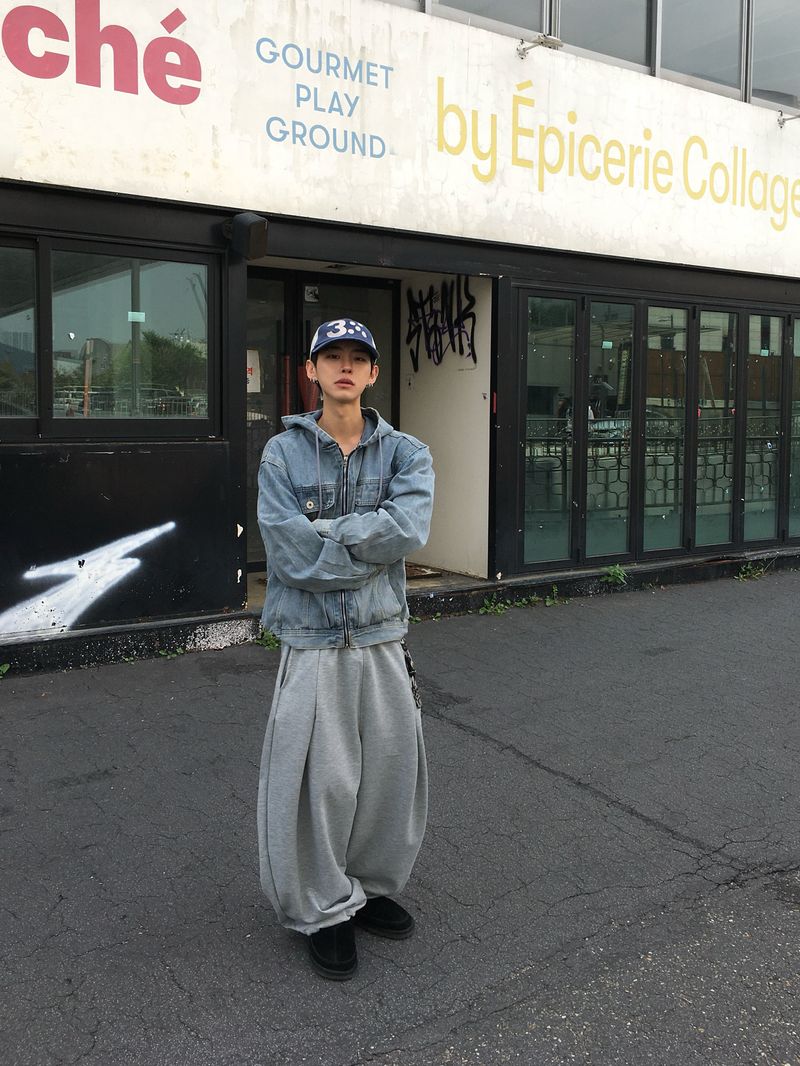 Nod Keyring Pintuck Wide Sweatpants 5C