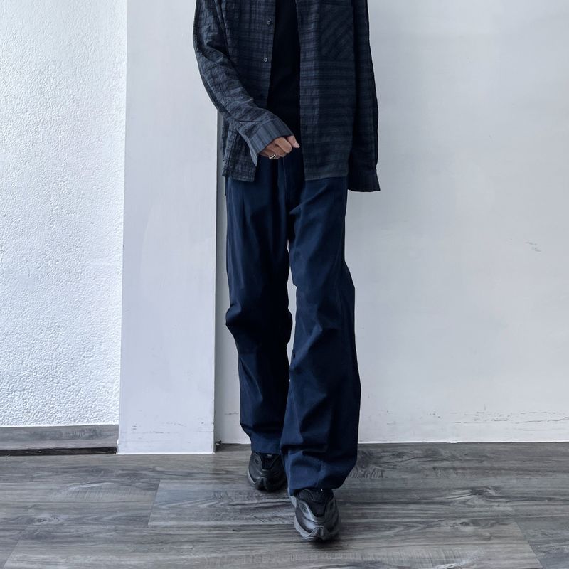 Deep Navy Volume Trousers