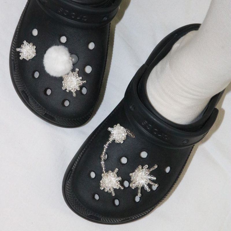 【MADE】snowflake shoe charm (S, 1pcs)