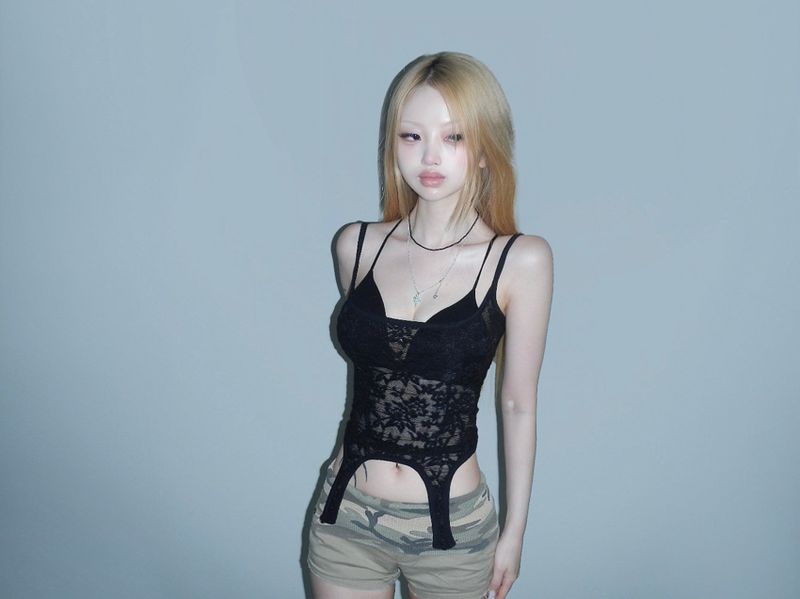 kyloser see-through top(3 color) 