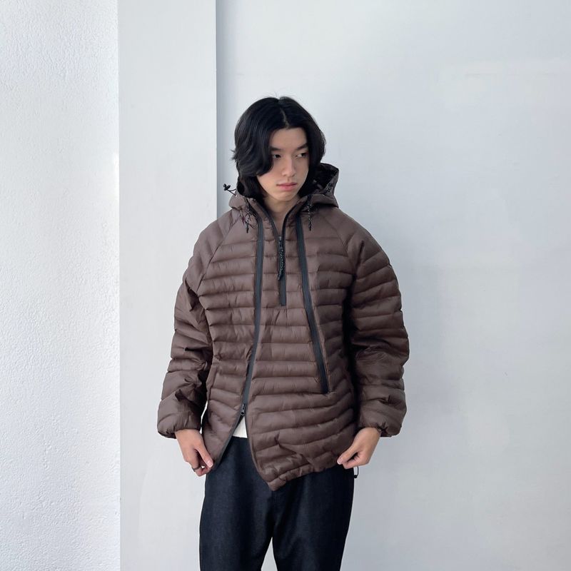 Layered Zip Down Jacket