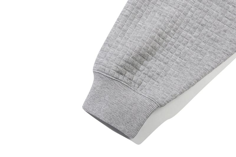 WAFFLE EMBOSS TURTLENECK_GREY
