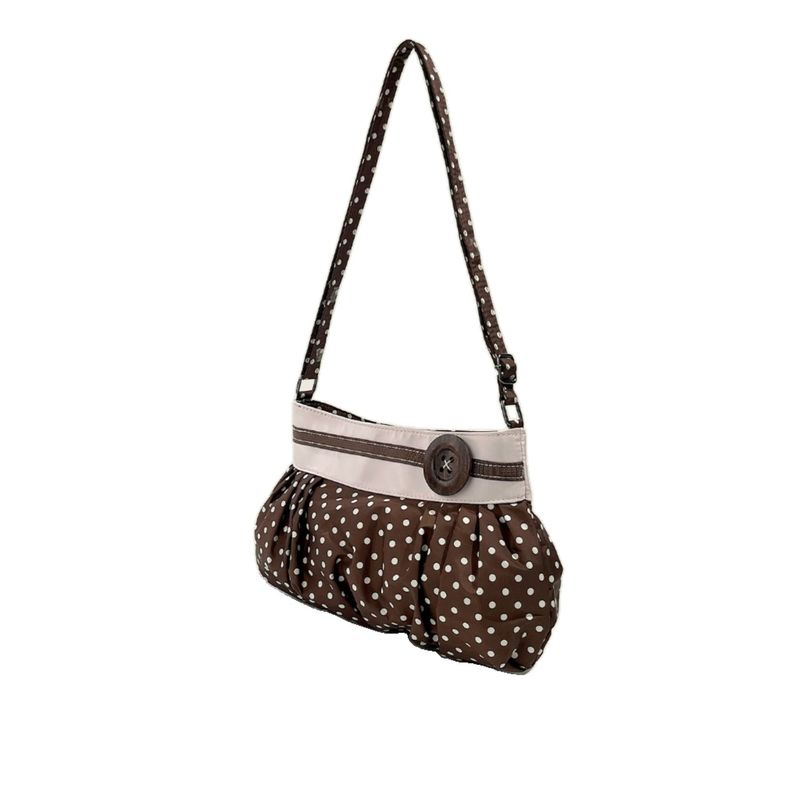 Della Dot Button Bag