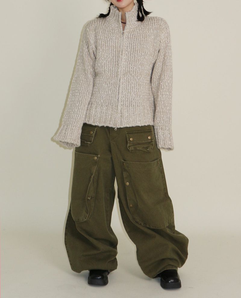 Boehm Boksarthy high neck two-way cardigan (outer)