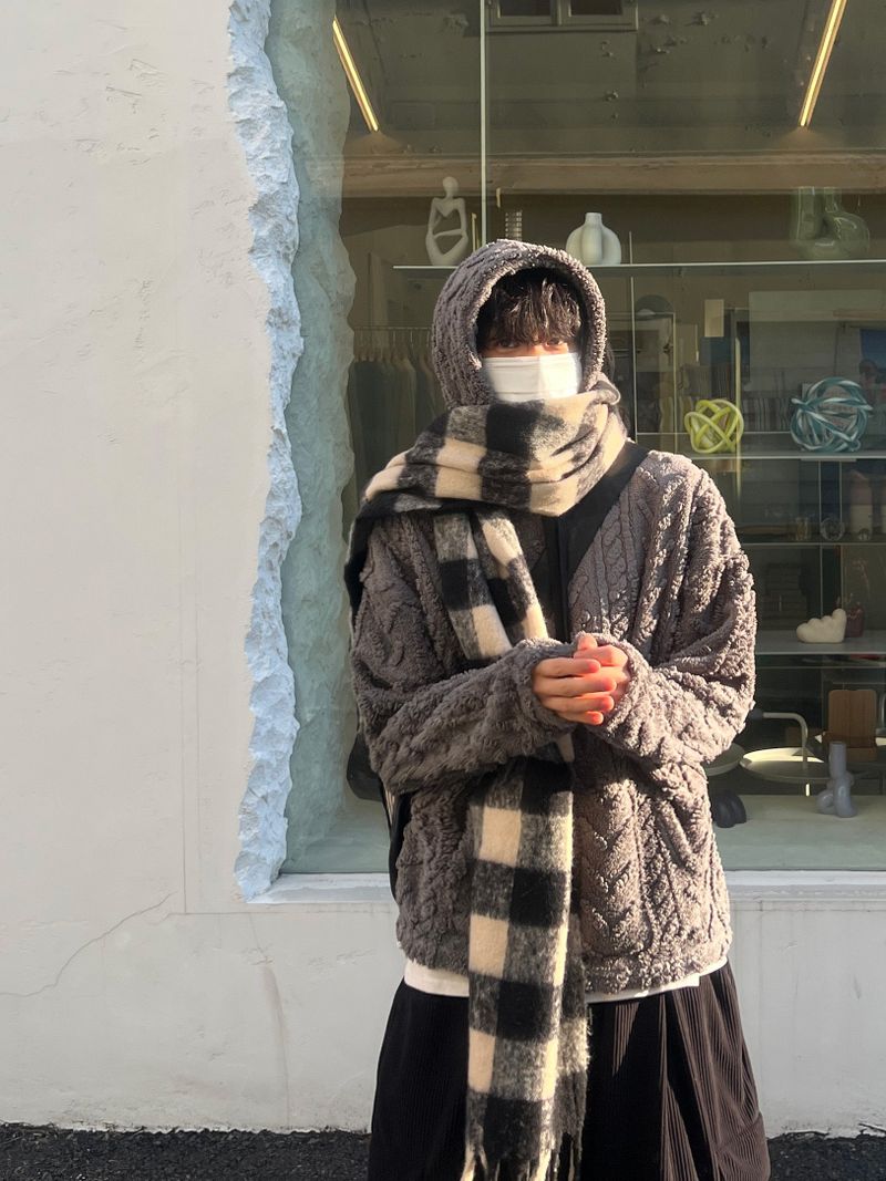 Fleece Cable Knit Hoodie (3 Colors)