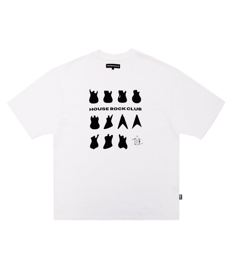 HOUSEROCKCLUB(ハウスロッククラブ)の「GUITAR TEE - VINTAGE WHITE(Tops)」
