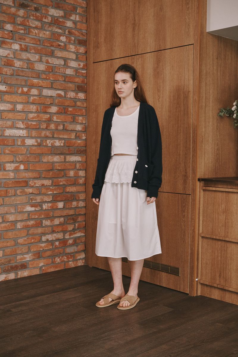 Loose cardigan (Dark grey)