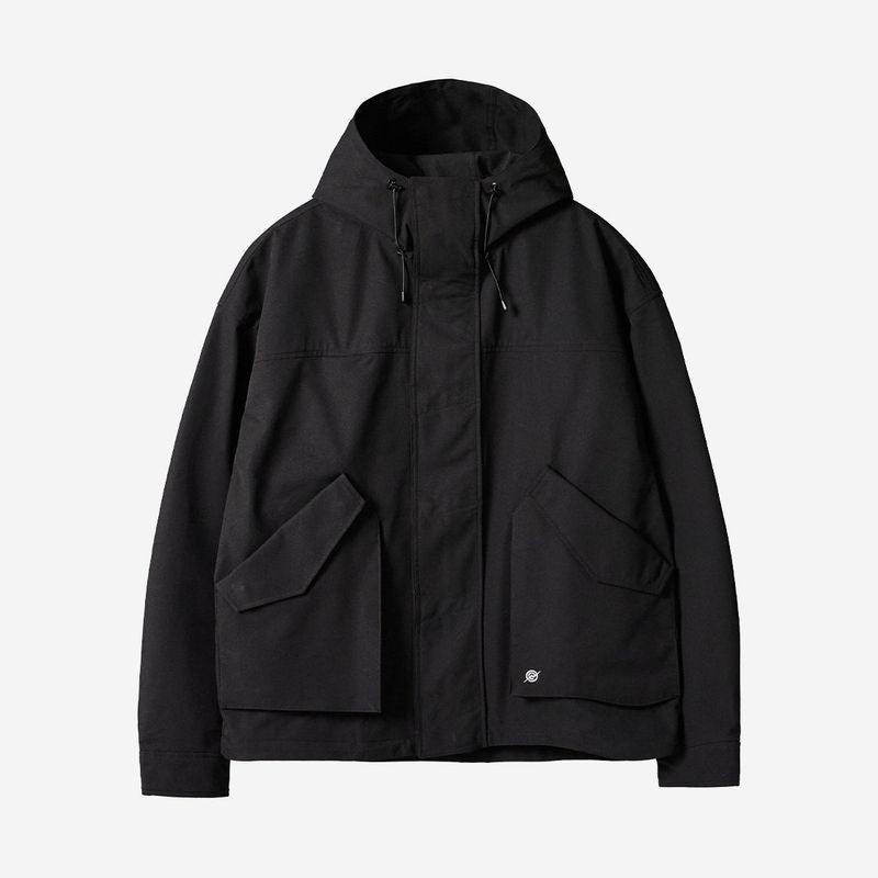 3 Layer Hard Shell Short-Jacket - BLACK