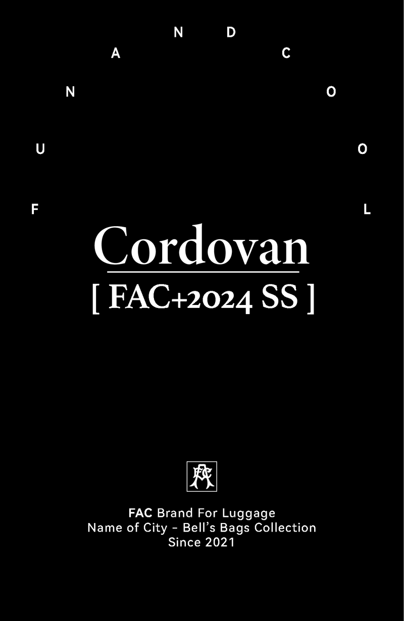 “CORDOVAN” Horn Biker Bag