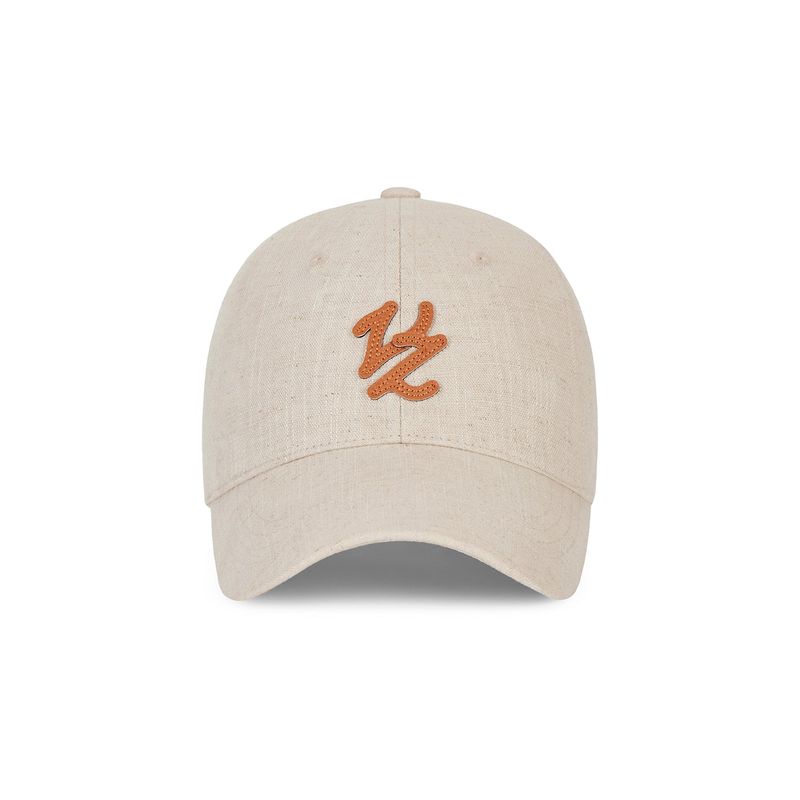 Flow VZ Leather Patch Ball Cap Natural