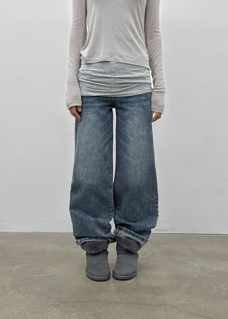 BLACKUP（ブラックアップ）の「[MADE] Glot Low-Waist Straight Denim Pants（Pants）」