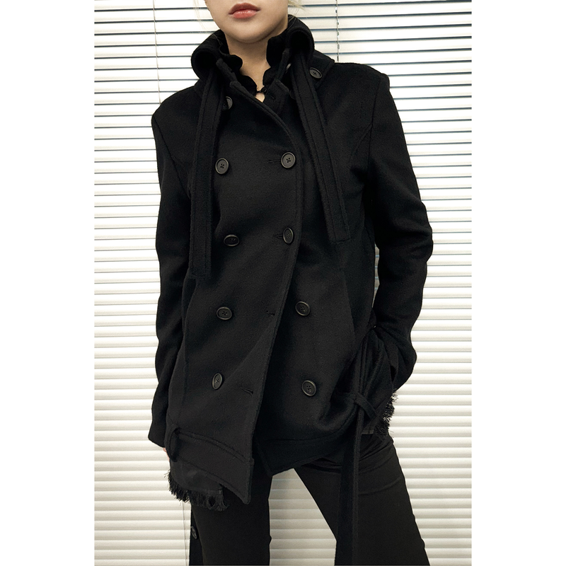 HIGH-NECK DOUBLE COAT