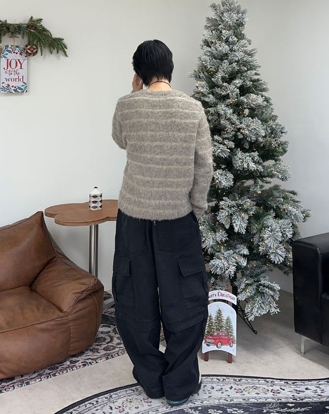 Elrod Stripe Brush Knit
