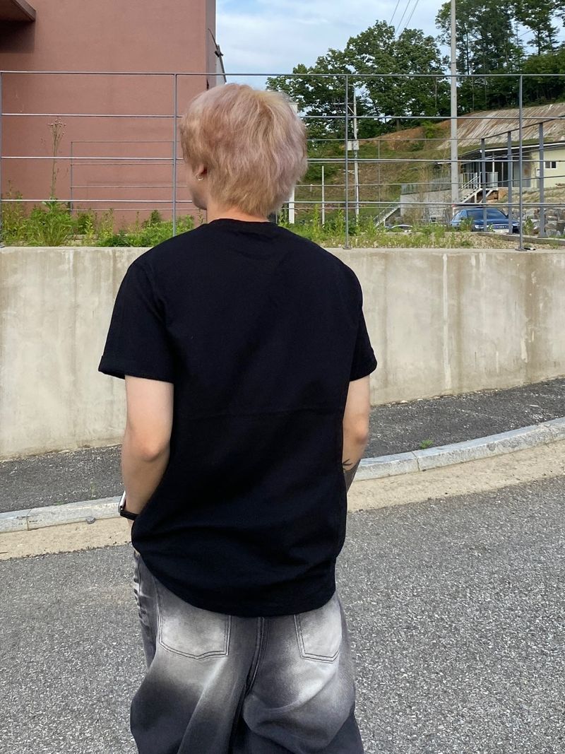 Sand Washing Denim Balloon Pants 2C