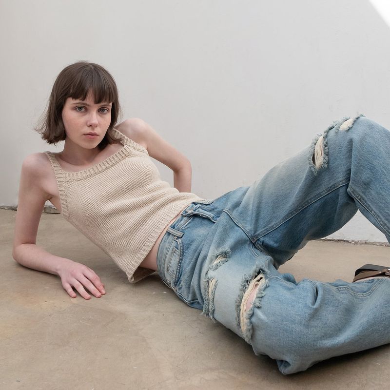 DESTROYED DENIM (LIGHT BLUE)