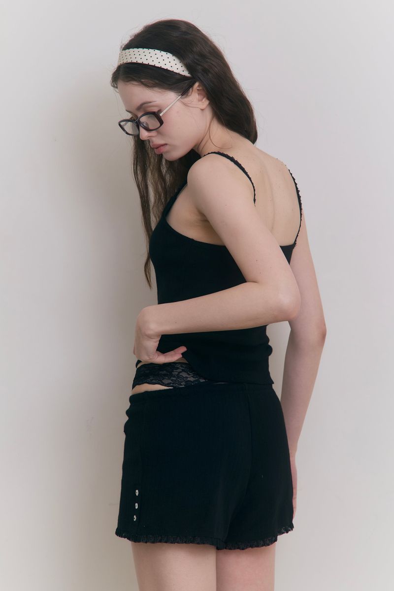 Sweet Dreams Lace Shorts (Black)