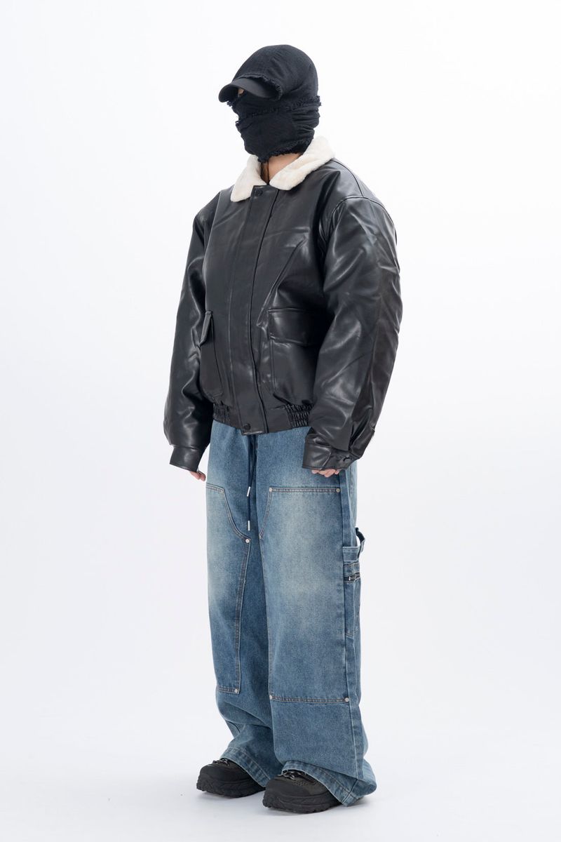 Corinne Mink Fur Leather Jumper