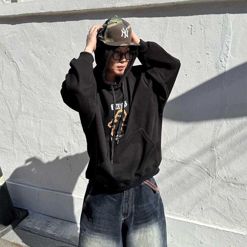 HundoP(ハンドピー)の「Oversized Spark Burnout Hoodie(Tops)」