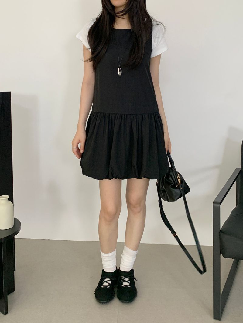 Berard Balloon Sleeveless Mini Dress