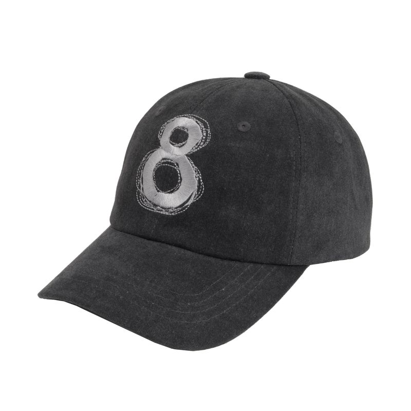 SUIBOM（スイボム）の「8 logo Ball Cap - Vintage Black（Hats）」