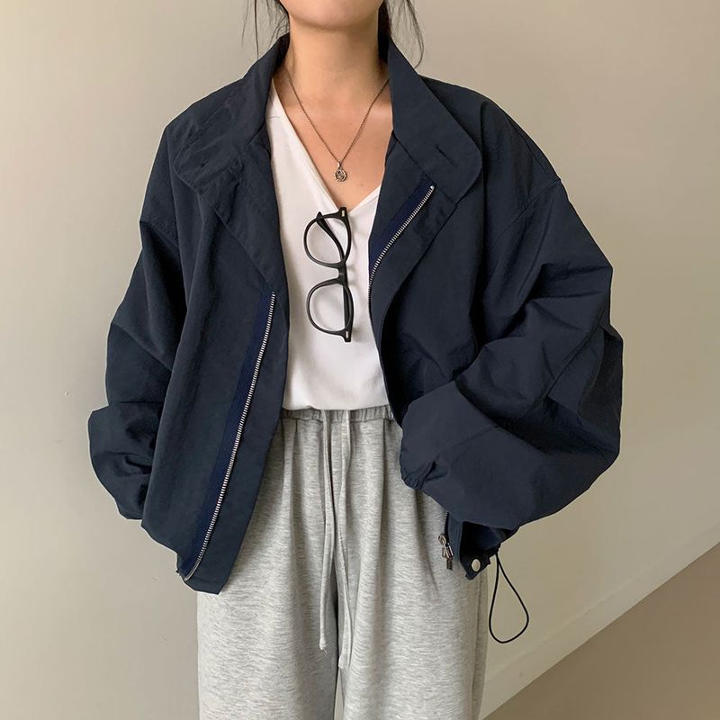 [Bellide made] Return Overfit Two-Way Pintuck Field Jacket