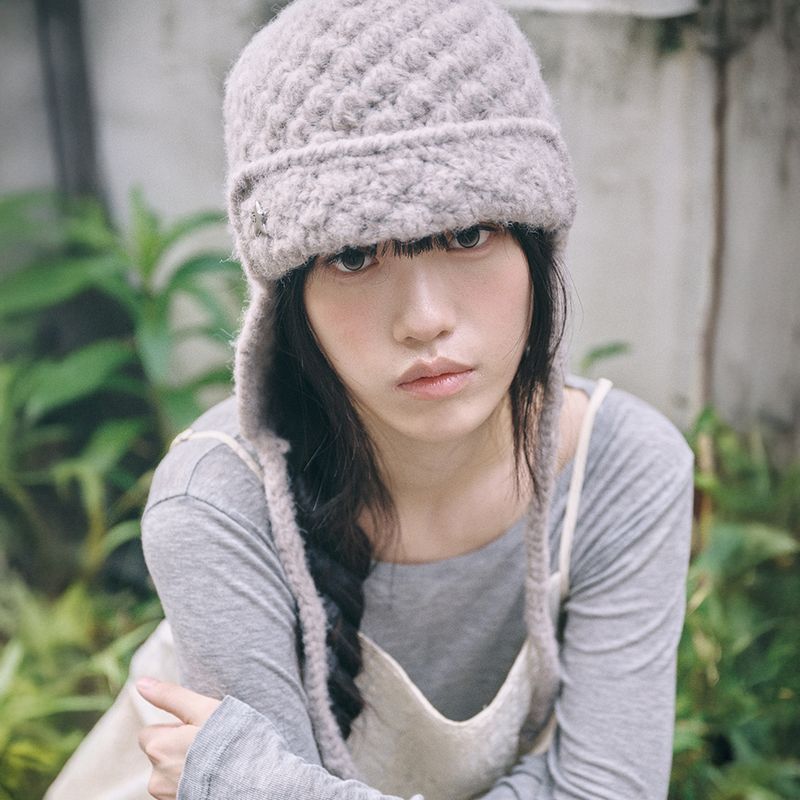 handmade crochet trooper hat beige