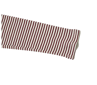 STAR STRIPE HOODIE - BURGUNDY