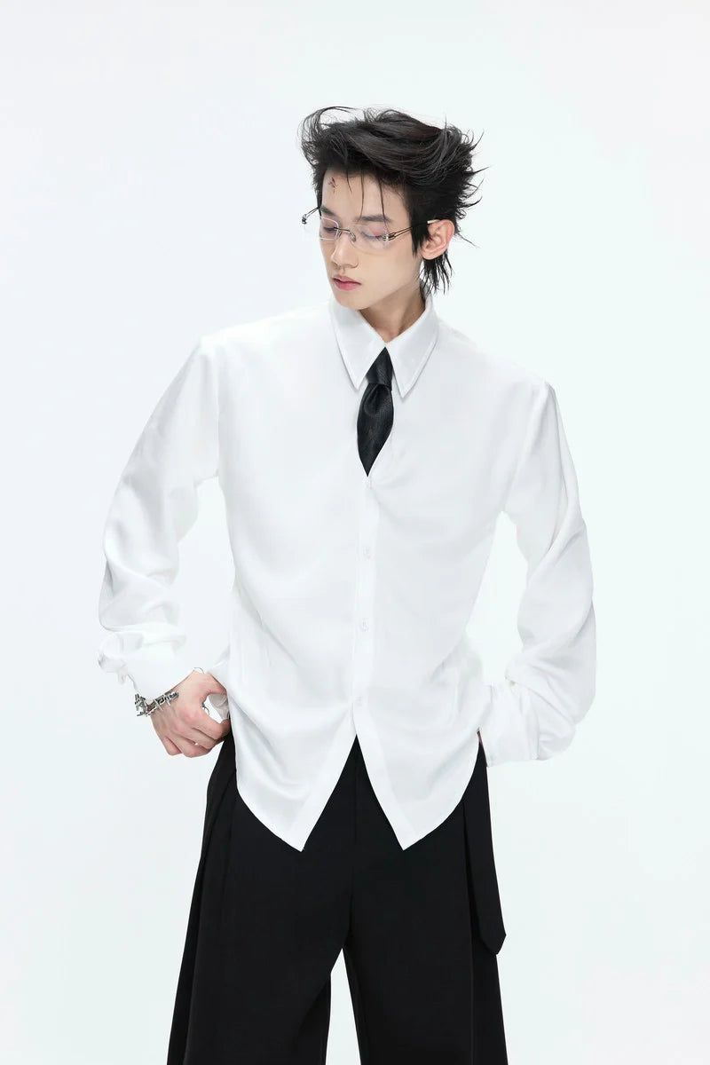 Argue Cultureの「Satin Draped Shirt(Tops)」