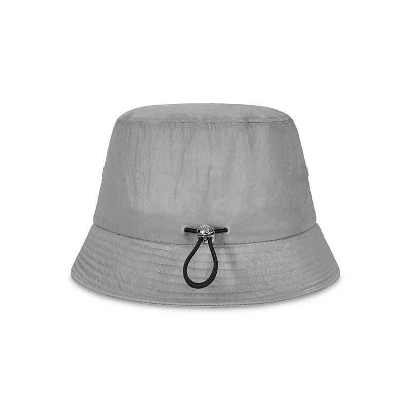 Flow VZ Nylon Stitch Patch Bucket Hat Gray
