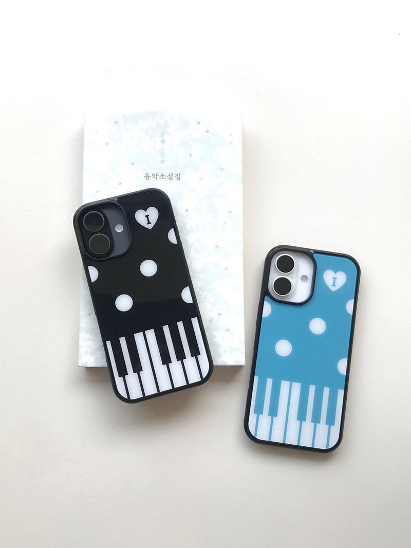 piano melody case - black 