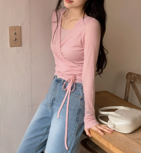 SHOPPERLAND(ショッパーランド)の「ML Soft Wrap Long Sleeve T-shirt (5color)(Tops)」