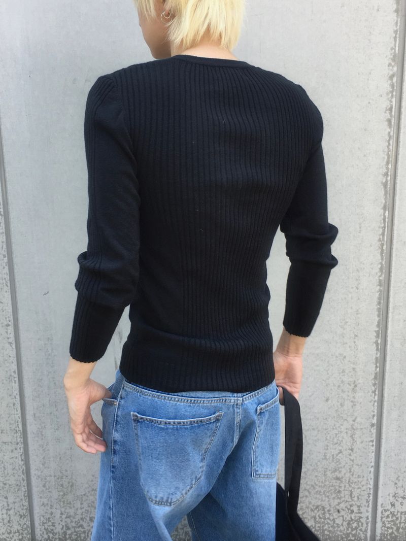 Bru Slim-Fit Ribbed Knit 4C