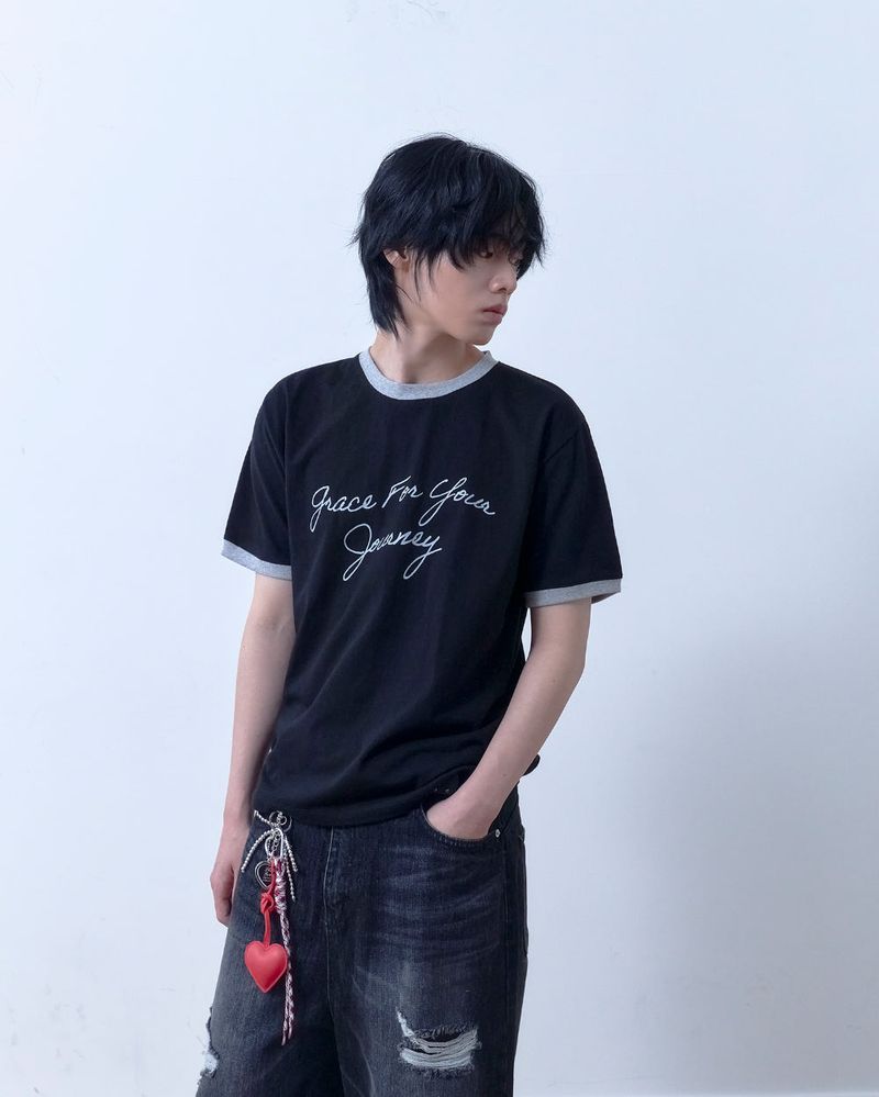 YOURNUS（ユアナス）の「26SS★ Grace Crop Ringer Tee（Tops）」