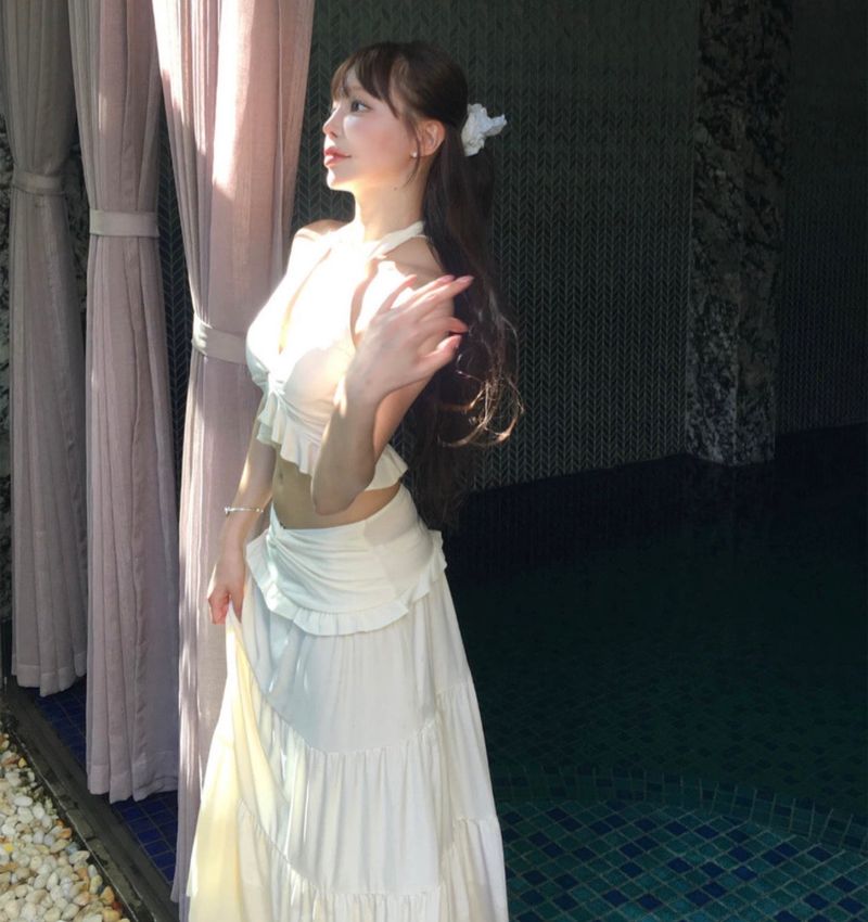 [ 3-piece / dress mood ] シエタロープホルタービキニ