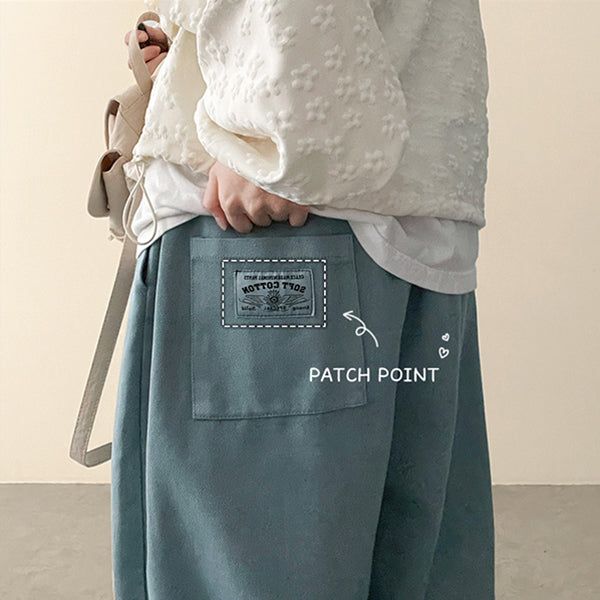 Millet Tantan Back Pocket Patch Pintuck Wide Pants[Long & Short]