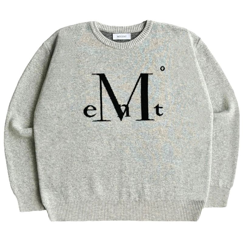 MUCENT(ムセント)の「DORF BIG LOGO JACQUARD KNIT (UNISEX)(Tops)」
